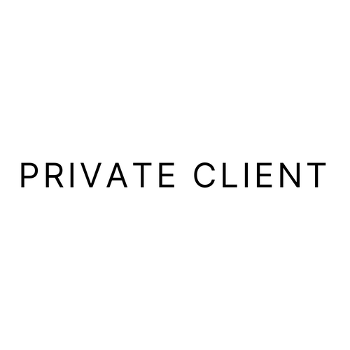 Text 'PRIVATE CLIENT' on a white background