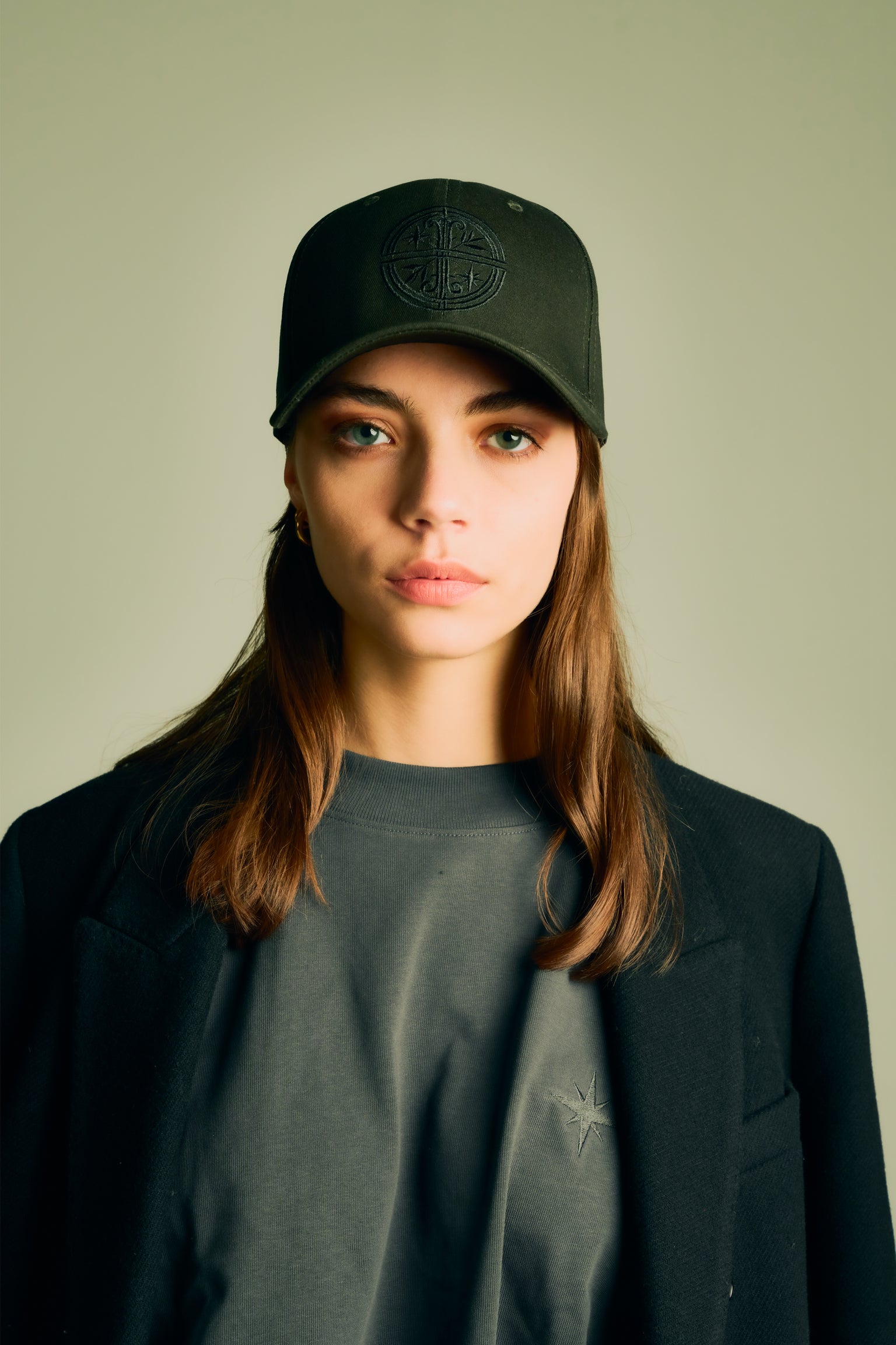 Simple Baseball Cap made of Pure Cotton in Black