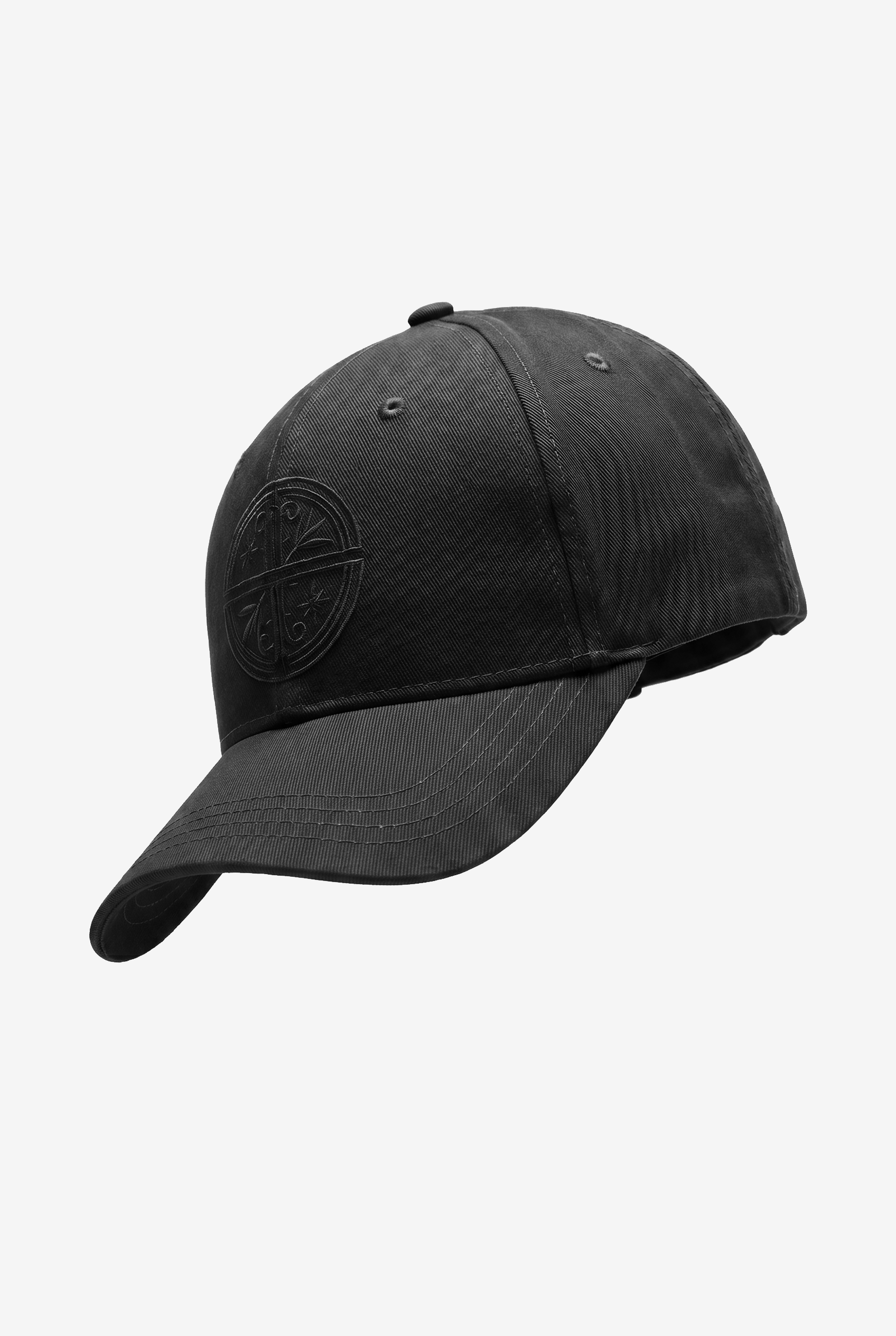 Casquette de baseball simple en pur Coton Noir